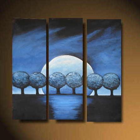 Dafen Oil Painting on canvas trees -set510